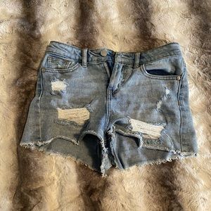 art class jean shorts